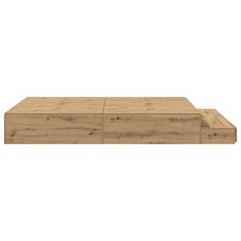 Stauraumbett Artisan Eiche Holzwerkstoff 236,5 x 150 x 31,5 cm