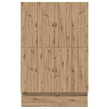 Stauraumbett Artisan Eiche Holzwerkstoff 236,5 x 150 x 31,5 cm
