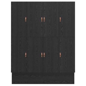 Stauraum Bettgestell Schwarz Holzwerkstoff 180 x 200 x 31,5 cm