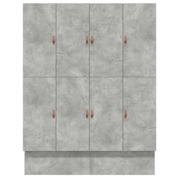 Stauraum Bettgestell Beton Grau 180x200 cm