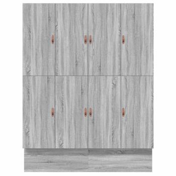 Stauraumbettgestell Grau Sonoma Holzwerkstoff 180 x 200 cm