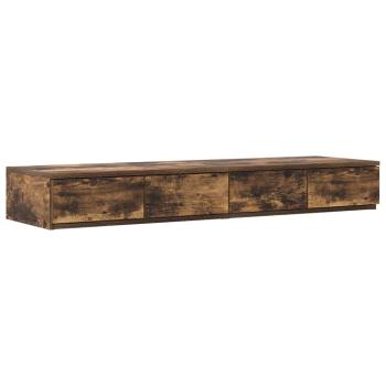 Stauraumbettgestell Geräucherte Eiche Hochwertige Holzwerkstoffe