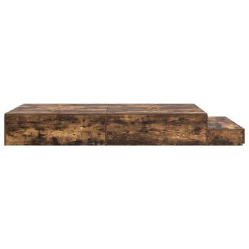 Stauraumbettgestell Geräucherte Eiche Hochwertige Holzwerkstoffe