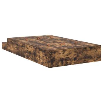Stauraumbettgestell Geräucherte Eiche Hochwertige Holzwerkstoffe