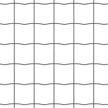 Euro-Zaun mit 5 U-Posten Grau 0.6x10 m Stahl