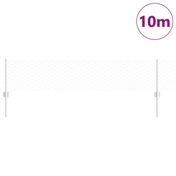 Zaunpfosten 5 Stück U-Profil 40 cm Feuerverzinkter Stahl, Sechseckzaun 0.4 x 10 m Feuerverzinkter Stahl