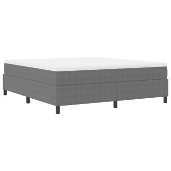 Boxspringbett mit Matratze Hellgrau Super King Cordstoff