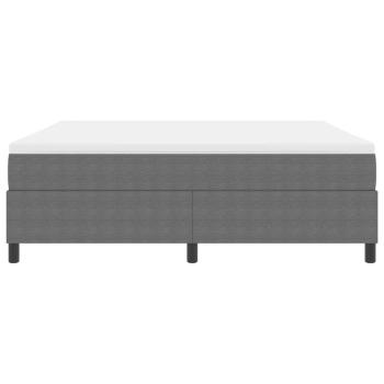 Boxspringbett mit Matratze Hellgrau Super King Cordstoff