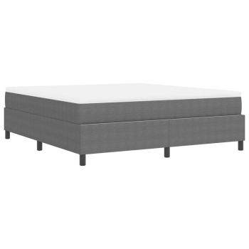 Boxspringbett mit Matratze Hellgrau Super King Cordstoff