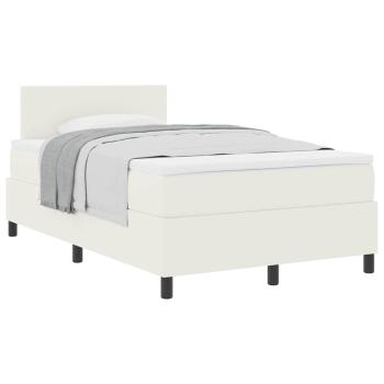 Boxspringbett mit Matratzencreme 120x200 cm Corduroy-Stoff