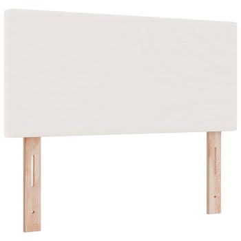 Boxspringbett mit Matratzencreme 120x200 cm Corduroy-Stoff