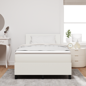 Boxspringbett mit Matratzencreme 120x200 cm Corduroy-Stoff