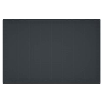 ARDEBO.de - 7-teiliges Garten Esszimmer Set Anthrazit Poly Rattan