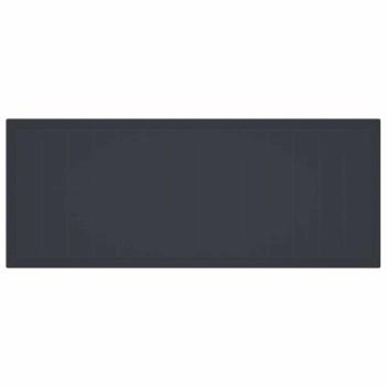 11-teiliges Garten Essgruppe mit Kissen Anthrazit Poly Rattan