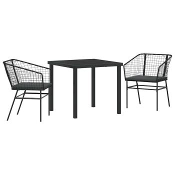 Set von 2 Schwarz und Dunkelgrau