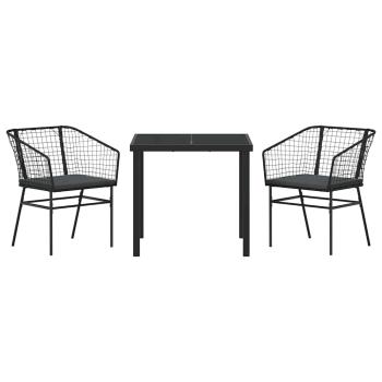 Set von 2 Schwarz und Dunkelgrau