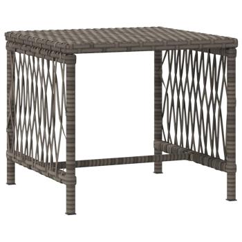 Sonnenliege Set Set aus 3 Grau und Dunkelgrau PE Rattan