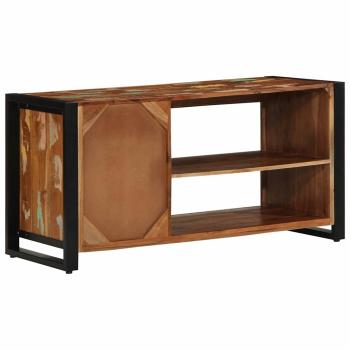 Schuhbank Multicolor 100x40x50 cm Massivholz Altholz