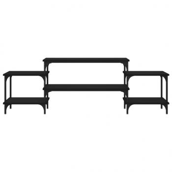 TV-Schrank Schwarz 157x35x52 cm Holzwerkstoff