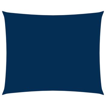 Sonnensegel Oxford-Gewebe Rechteckig 6x7 m Blau
