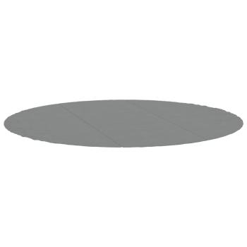 Pool-Bodentuch Hellgrau Ø396 cm Polyester Geotextil