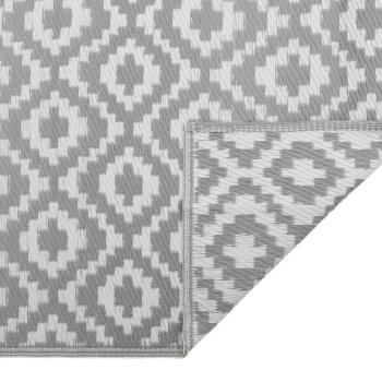 Outdoor-Teppich ARAKIL Grau 80x150 cm PP