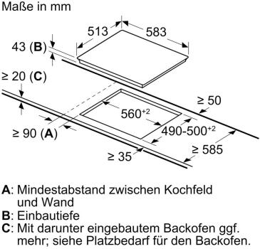 Siemens EQ110KAFBE EEK: A Einbau-Herd-Set (EA64RGNA1E + HE010FBA1), 60 cm breit, 66 L, 3D Heißluft, Schnellaufheizung, Schwarz
