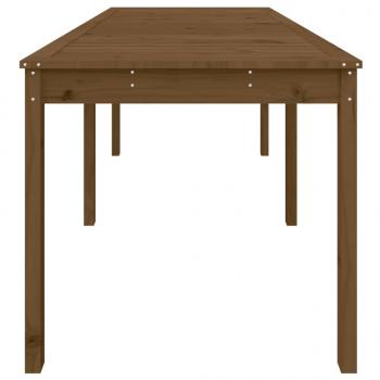 Gartentisch Honigbraun 159,5x82,5x76 cm Massivholz Kiefer