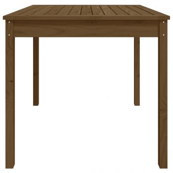 Gartentisch Honigbraun 82,5x82,5x76 cm Massivholz Kiefer