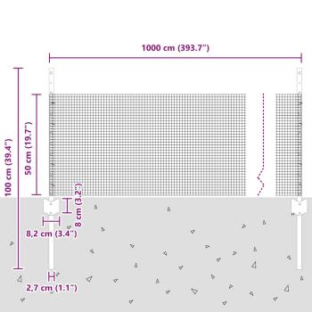 Rustikales Zaunpanel-Set Set aus 2 Grün Metall 10 x 0.5 m