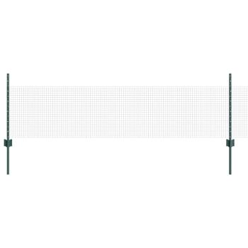 Hühnerdrahtzaun Set 2er Set Grün Verzinkter Stahl 10 x 0.5 m