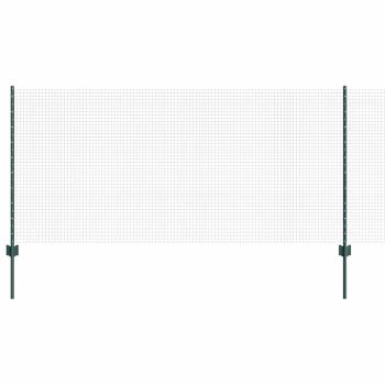 Gartenzaun Set Set aus 2 Grün Stahl Mittel Langlebig