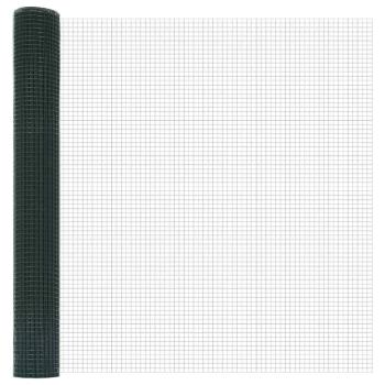Gartenzaun Set Set aus 2 Grün Stahl Mittel Langlebig