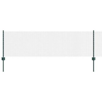 Geschweißter Drahtzaun mit 44 U-Posts in Grün 0.6x100 m aus Stahl