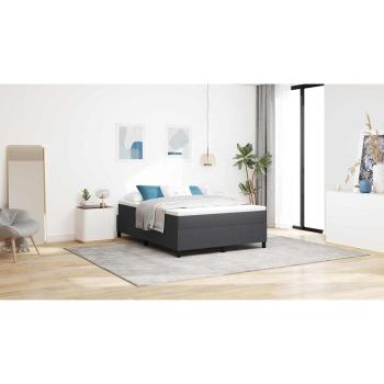 Boxspringbett mit Matratze Dunkelgrau 160x200 cm Cordstoff