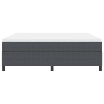Boxspringbett mit Matratze Dunkelgrau Super King Cordstoff