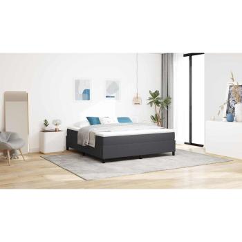 Boxspringbett mit Matratze Dunkelgrau Super King Cordstoff