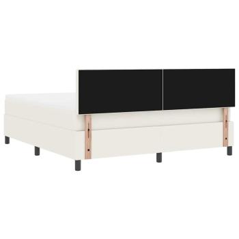 ARDEBO.de - Boxspringbett mit Matratzencreme Super King Cord-Stoff