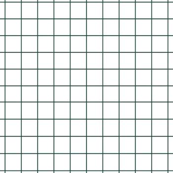 Geschweißter Drahtzaun mit 13 Pfosten Grün 1,6x25 m Stahl