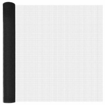 Graues Zaunpfosten-Set Set aus 2 Grau Metall 10 x 1 m Langlebig