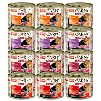 ARDEBO.de Animonda Cat Carny Adult Mixpaket 1 Herzhafte Variation 12x200g
