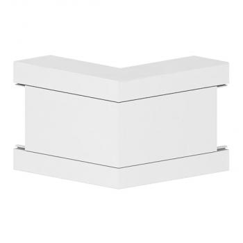 ARDEBO.de GGK 12796 Außeneck BR, 60x130/80mm, PVC, Gehrungsformteil, weiß