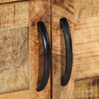 Couchtisch 90x50x40 cm Massivholz Raues Mango