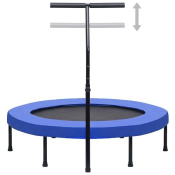 Fitness Trampolin mit Griff und Sicherheitspolster 122 cm