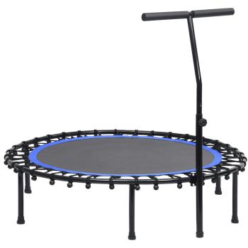 Fitness Trampolin mit Griff und Sicherheitspolster 122 cm