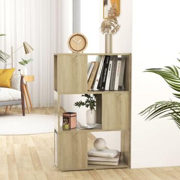 ARDEBO.de - Bücherregal Raumteiler Sonoma-Eiche 60x24x94 cm Holzwerkstoff
