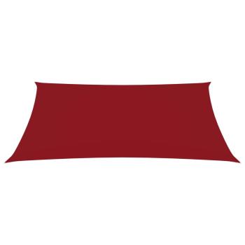 Sonnensegel Oxford-Gewebe Rechteckig 6x8 m Rot