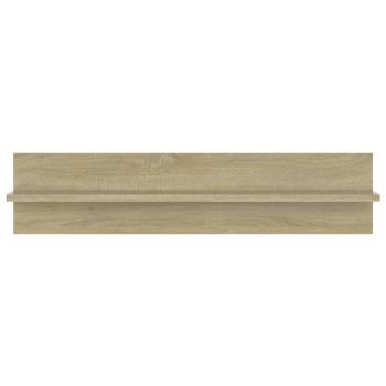 Wandregale 2 Stk. Sonoma-Eiche 80x11,5x18 cm Holzwerkstoff