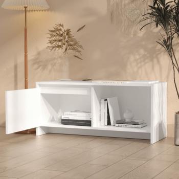 TV-Schrank Weiß 90x35x40 cm Holzwerkstoff