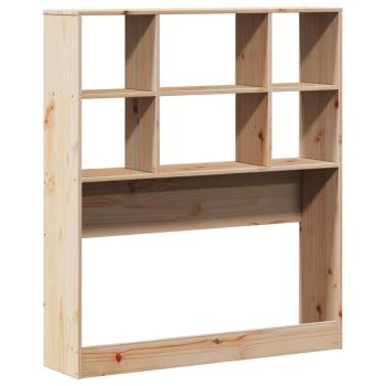 Kopfteil mit Stauraum 90 cm Massivholz Kiefer
